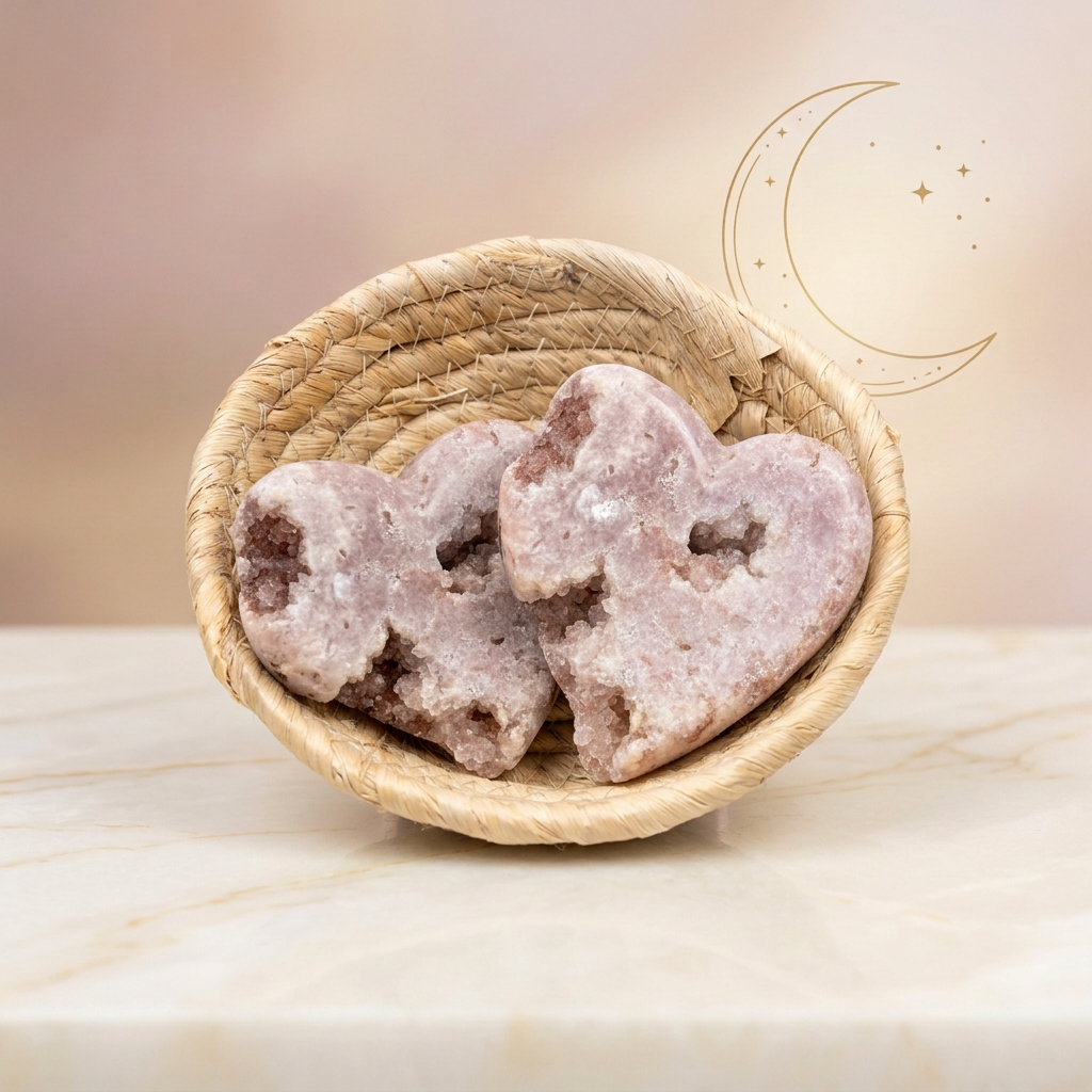 Pink Amethyst w/ Druse